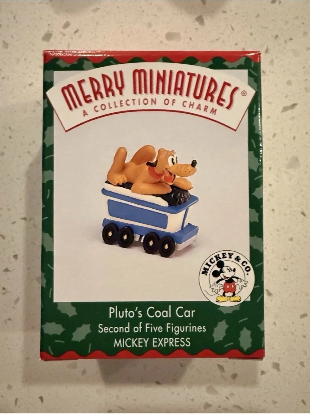 Hallmark Merry Miniatures Mickey Express 5 Pc Set 1998 New in Box